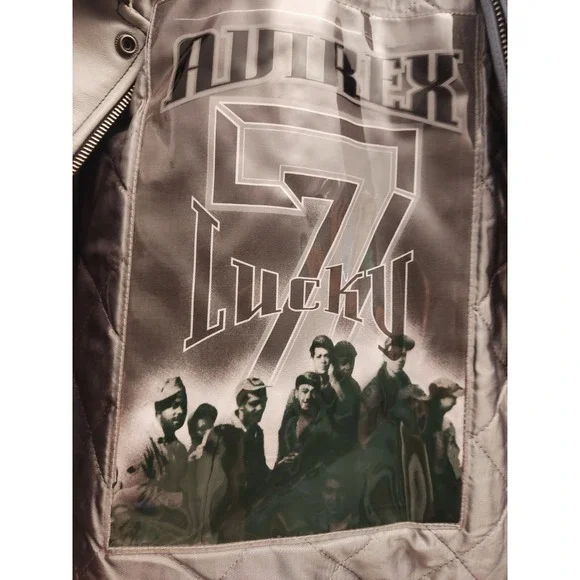 Avirex 7Lucky Tuskegee Leather Mens Size 3XL See Description